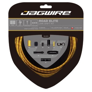 Jagwire Road Elite Link Shift Kit Gold